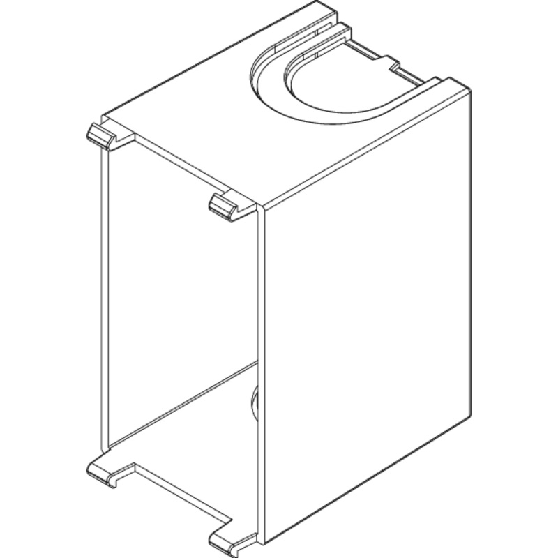 Vimar Mounting Box 1-Module Black 16776.AU