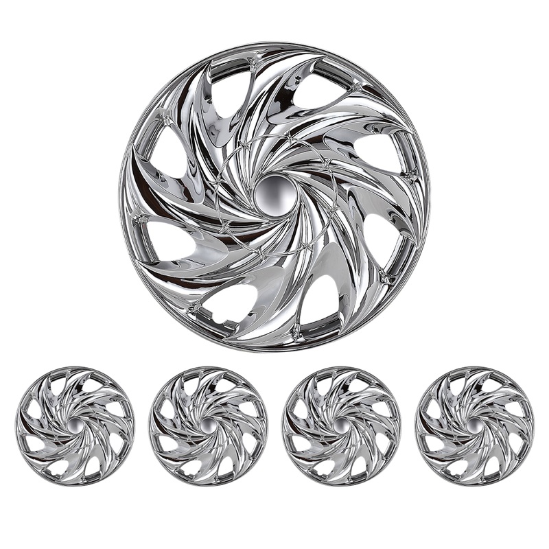 WINJET 14 inch Hubcaps Wheel Covers T003 - Chrome