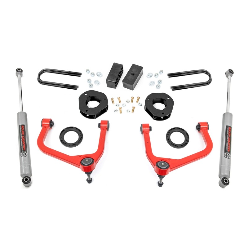 3.5 Inch Lift Kit | Mono Leaf Rear | GMC Sierra 1500 2WD/4WD (2019-2024)