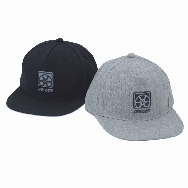 RAYS Official 24A Rubber Wheel Snapback Cap