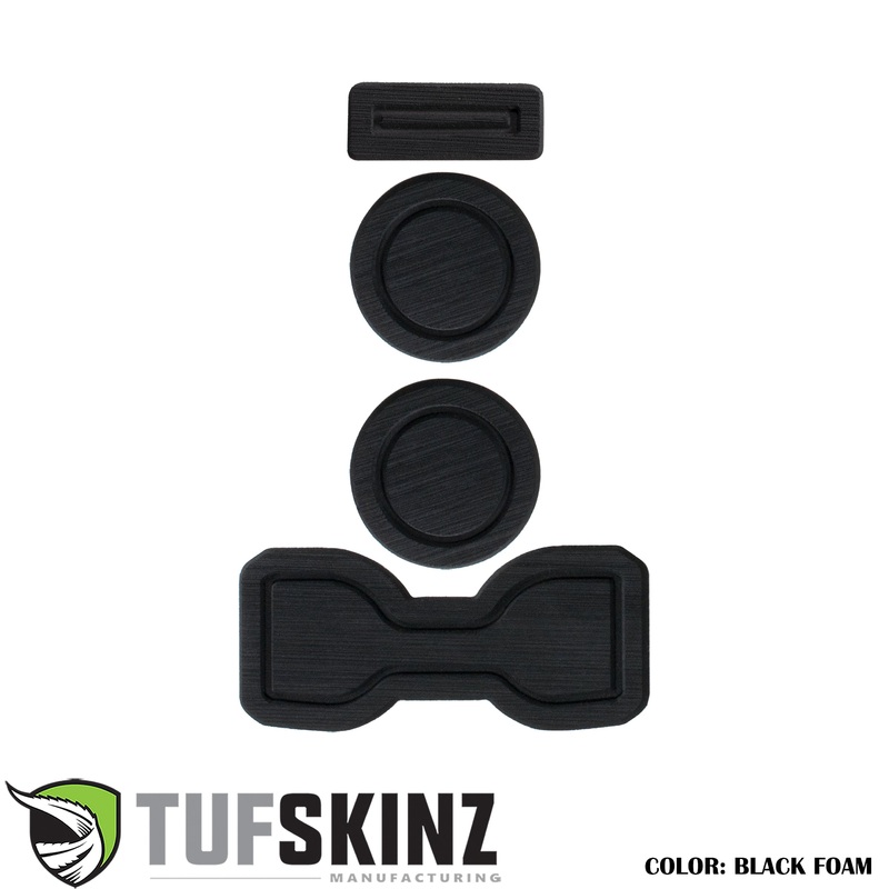 Tufskinz FOAM Cup Holder Inserts(Manual/QI Charger) Inserts for  Tacoma (2016-2023)