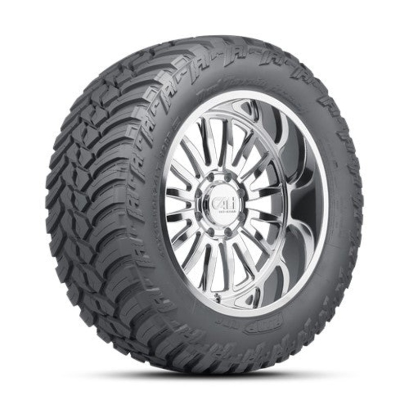 33x12.50R20LT/10 Amp Tires Terrain Attack M/T Tires Set of 6