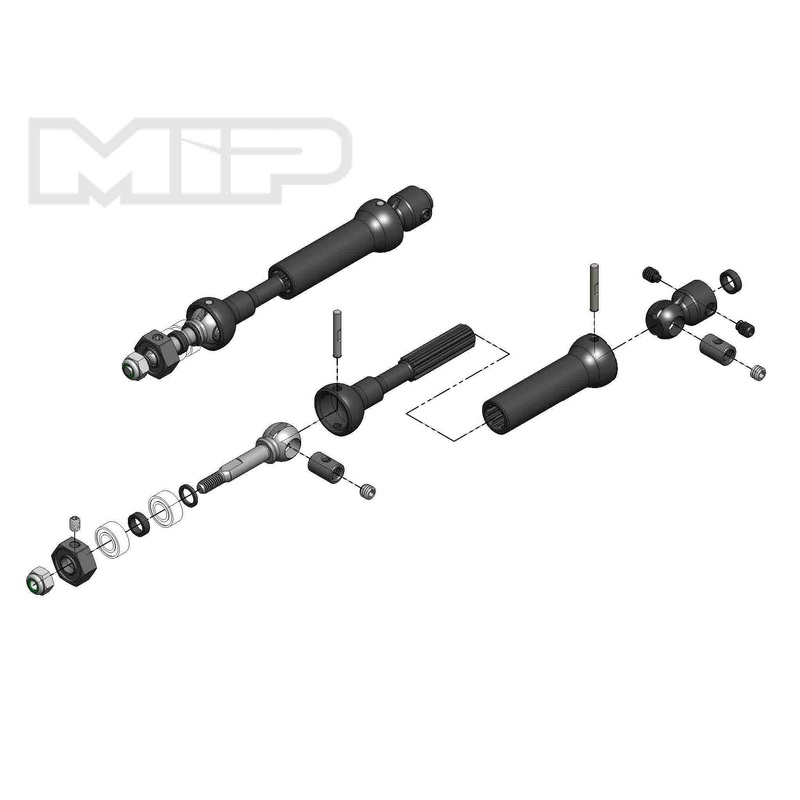 MIP X-Duty, CVD Drive Kit, Rear, 87mm to 112mm