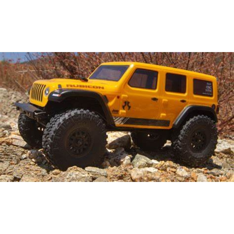 Axial SCX24 2019 Jeep Wrangler JLU CRC 1/24 4WD-RTR Yellow