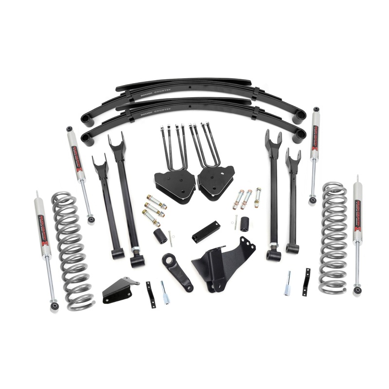 8 Inch Lift Kit | 4 Link | RR Springs | M1 | Ford F-250/F-350 Super Duty (05-07)