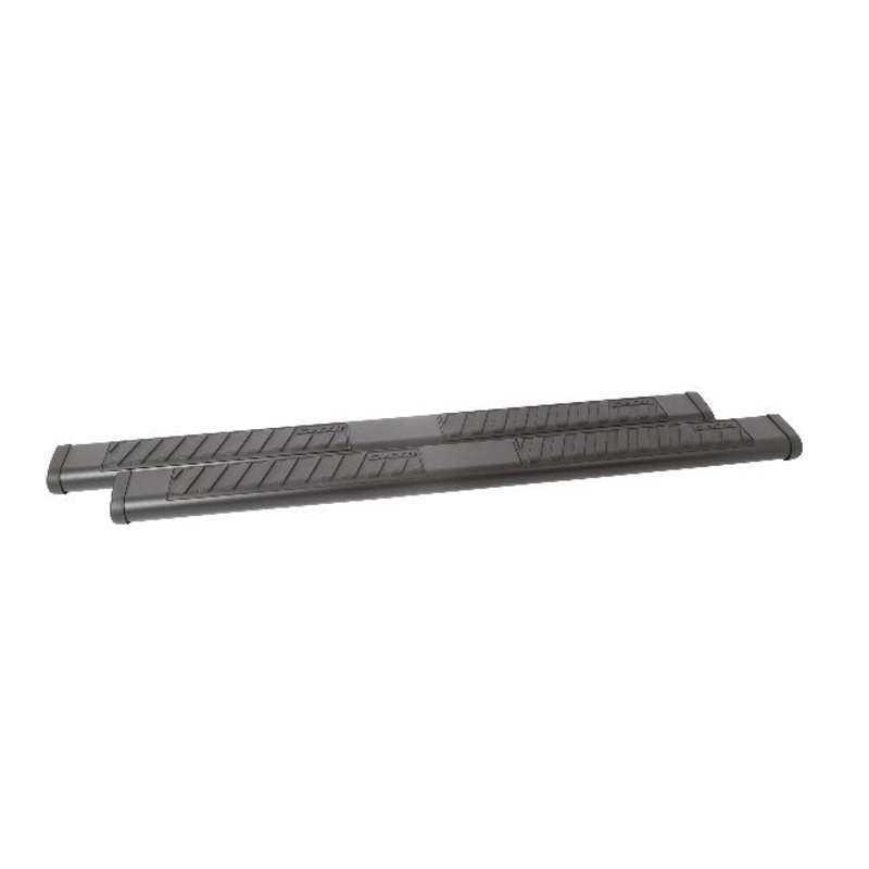Dee Zee DZ16121 6" Oval Texture Black Steel Side Steps