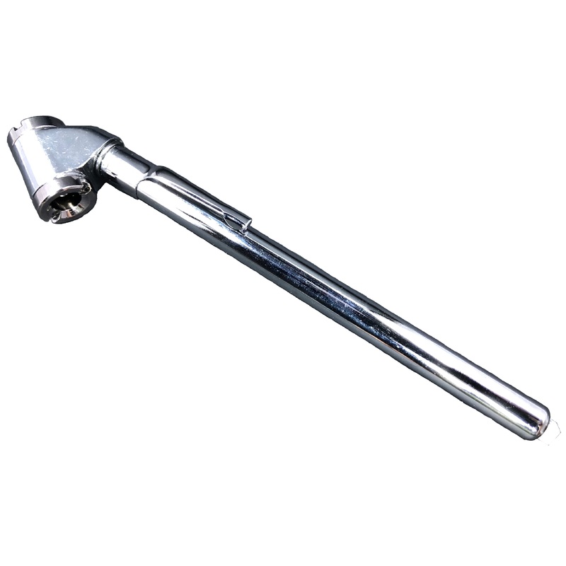 Kex Dual Head Chrome Pencil Truck SUV Tire Air Pressure Gauge 10-120 PSI Tool