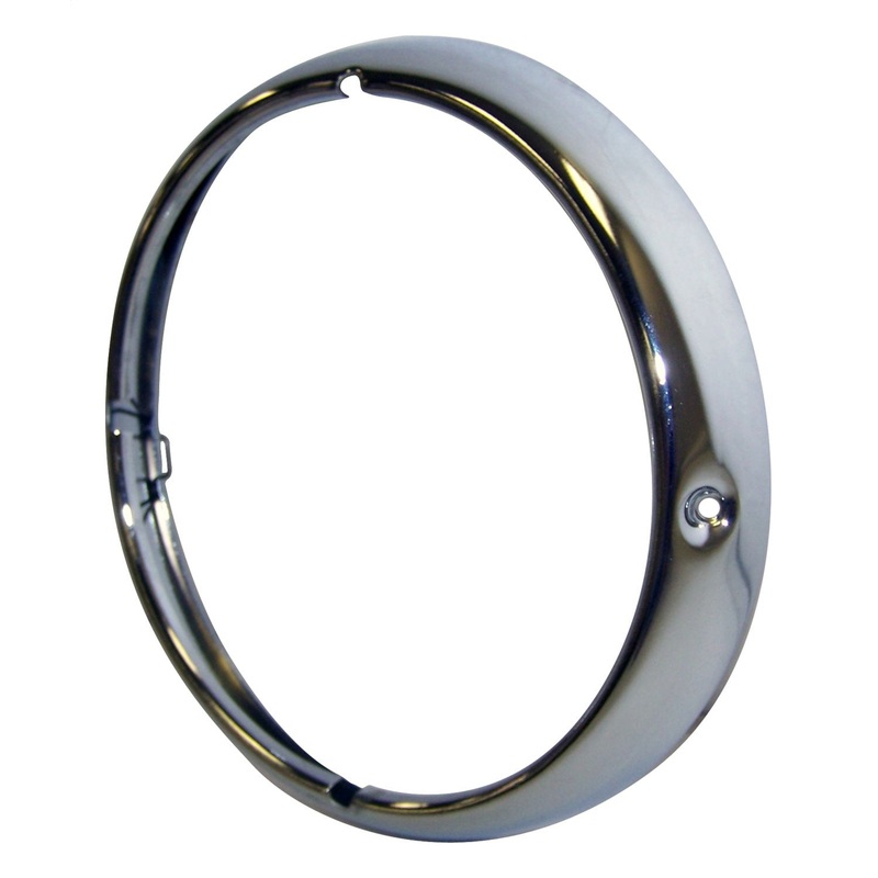 Crown Automotive J0649518 Headlamp Bezel Fits CJ3 CJ5 CJ6 FC150 FC170 Willys