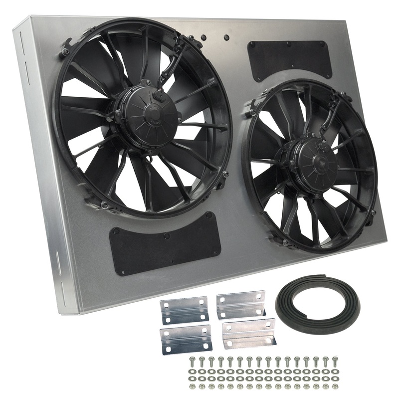 DUAL RAD FAN/ALUM SHROUD ASSM