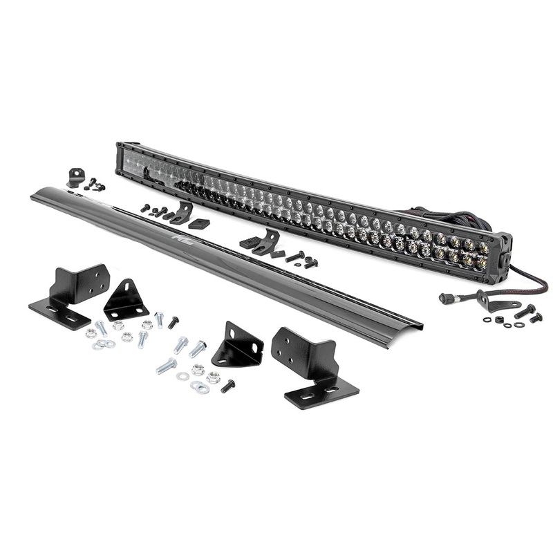 LED Light  | Bumper Mount | 40" Black Dual Row | White DRL | Ford F-250 Super Duty (11-16)