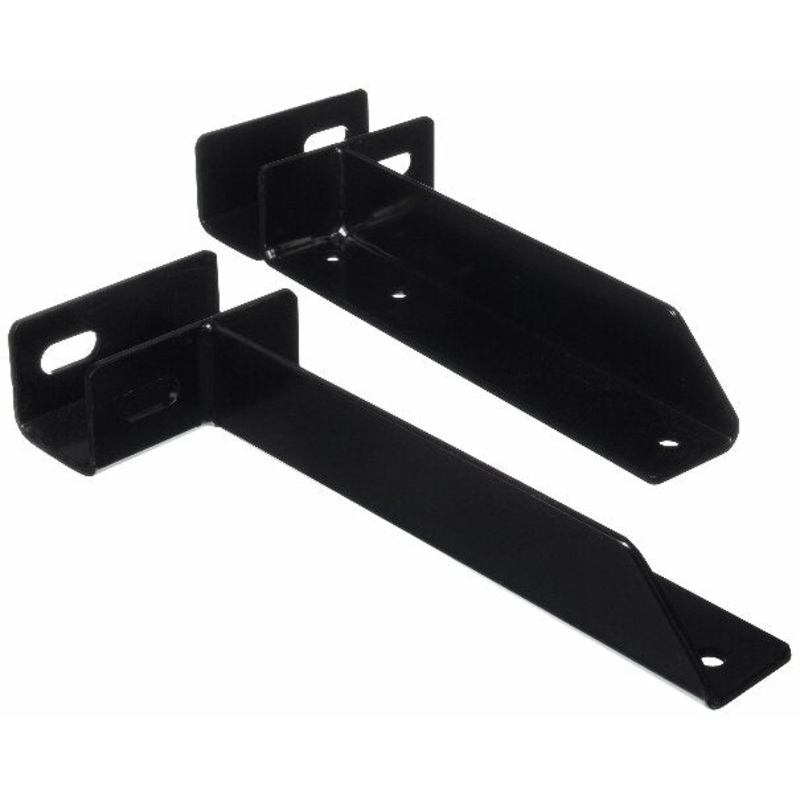 RealTruck Backrack Hardware Kit Compatible with use w/Standard Bed, Black, N | 30113 | Compatible with Chevrolet S10/S15;  Nissan Frontier; 2004-2025 Nissan Titan; 1997-2004 Toyota Tacoma & Others 1998-2020