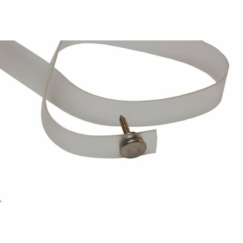 RV Designer A750, Curtain Tieback, Clear Plastic, 18 inch, Window Covering