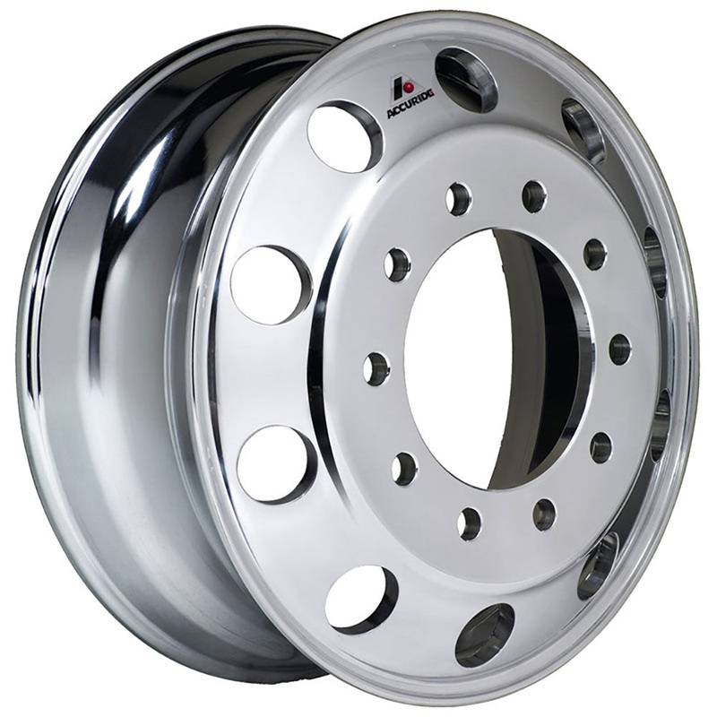 22.5X8.25 Accuride Lightweight 10X285mm Hub Pilot Accu-Shield Both Sides