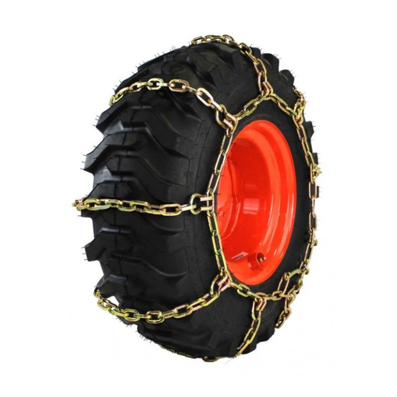 12x16.5 Skidder Skidsteer Heavy Duty Square 4 links Spacing - 1 Pair