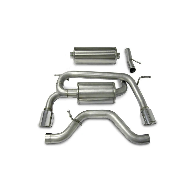 Corsa Performance - Sport / 3.0 in Cat-Back 4.0 in Single Tips | 2006-2008 Hummer H3 3.5L, 3.7L V6 I5