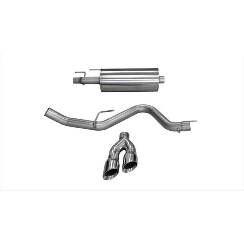Corsa Performance - Sport / 3.0 in Cat-Back 4.0 in Twin Tips | Ford F-150 EcoBoost 2015-2020 2.7T, 3.5T