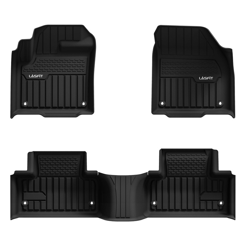 Fit for 2011-2019 Land Rover Range Rover Evoque Floor Mats TPE Material 1st & 2nd Row Seat, Not For Convertible