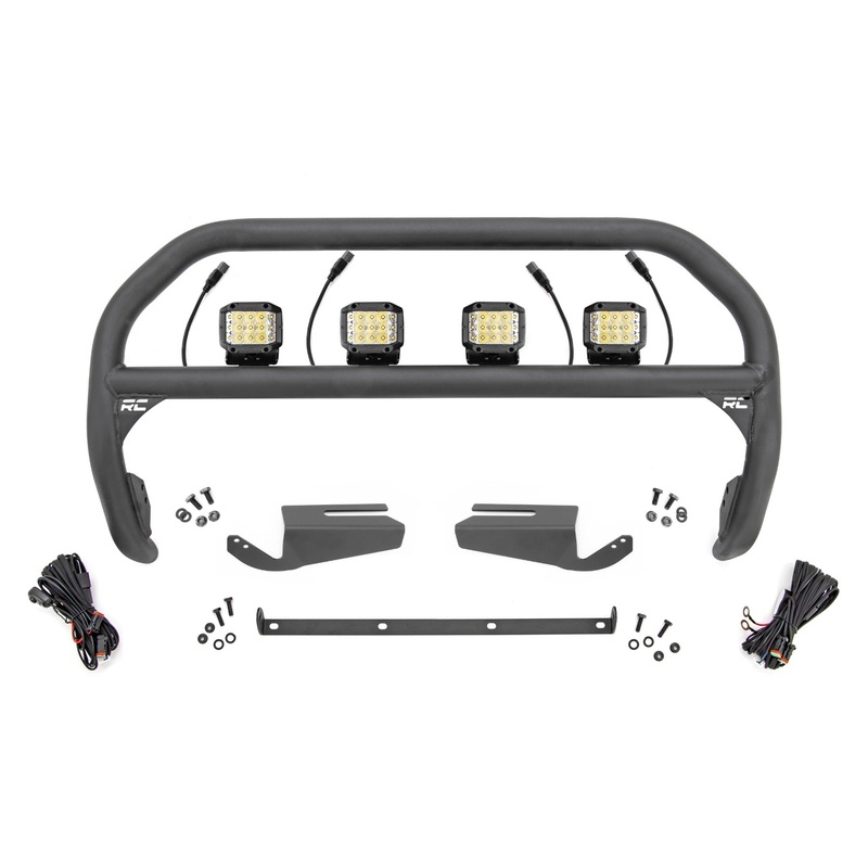 Nudge Bar | 3 Inch Wide Angle Led (x4) | Oe Modular Steel | Ford Bronco (21-24)