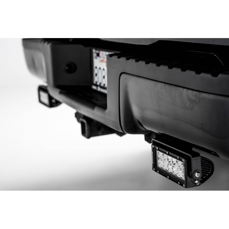 ZROADZ Z385721 Black Mild Steel Rear Bumper LED Bracket Fits 2009-2014 Ford F-150