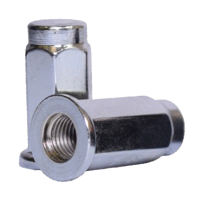 1 3/8 Thread Flat Base Lug Nut for ATV & UTV with a 14mm Hex 3/8-24