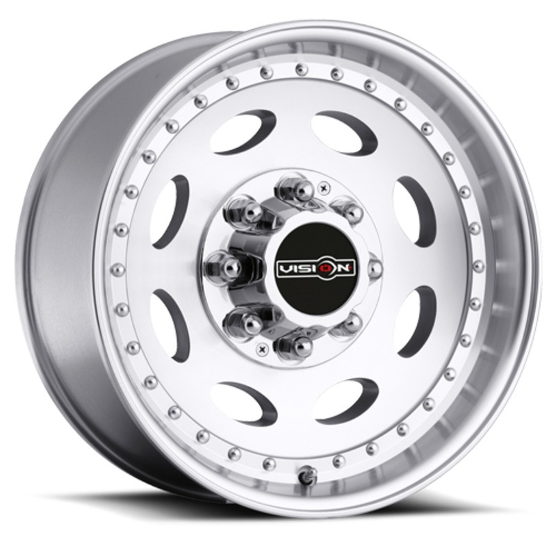19.5x7.5 Vision Machined 8x6.5 Dodge/Chevy/GM 2500/3500 SRW