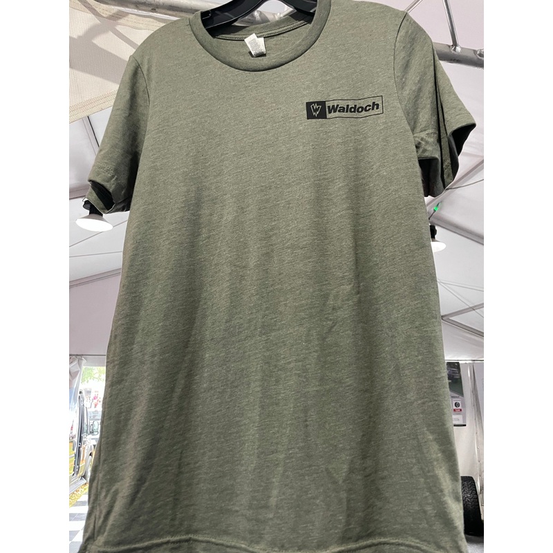 Waldoch Flag Military Green soft T-Shirt