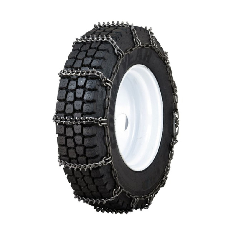 445/50-22.5 Quality Chain Nordic Studded Alloy Heavy Duty Truck Chain Non Cam Single - 8MM - 1 Pair