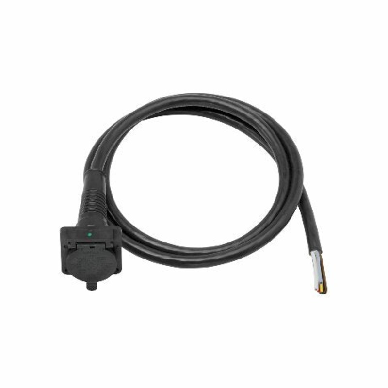 Bragman Bargman 50-87-007 7-Way Super Sealed Car End with 7' Cable, Black,Multi-Color