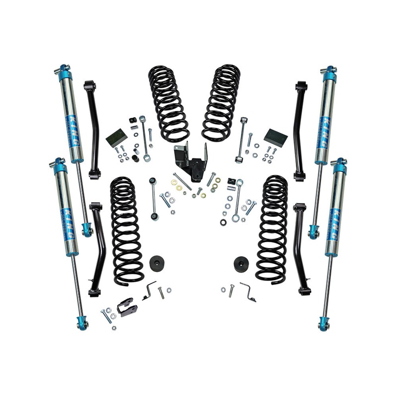 Dual Rate Coil 4" Lift Kit w/ KING 2.0 Shocks - 18-22 Wrangler JL - 2Dr K186KG