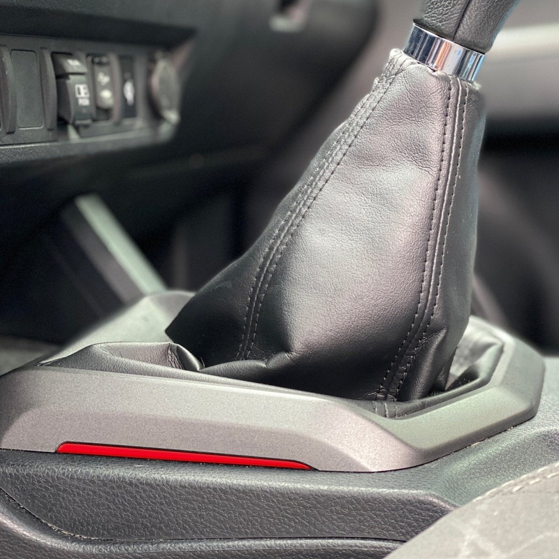 Tufskinz Side Center Console Line Inserts (Manual) for Tacoma (2016-2023)