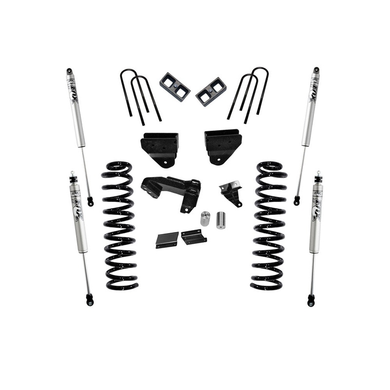 4" Lift Kit w/ FOX Shocks - 11-16 F250/350 4WD Dsl w/o 4Link Arms w/o RadiusArms K876F