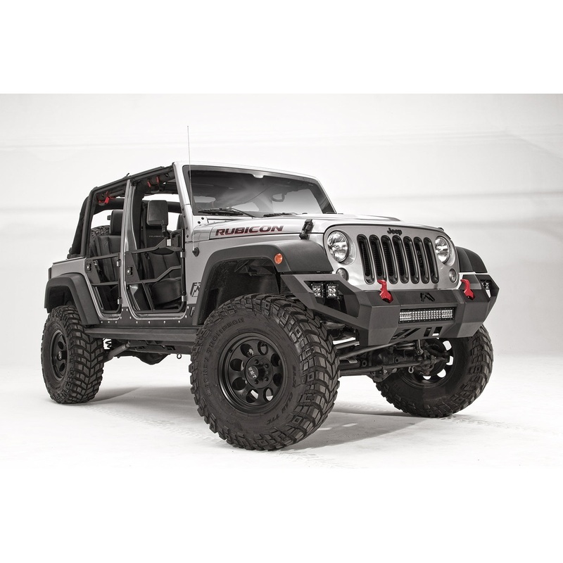 Fab Fours JK07-D1851-1 Vengeance Front Bumper Fits 07-18 Wrangler (JK)