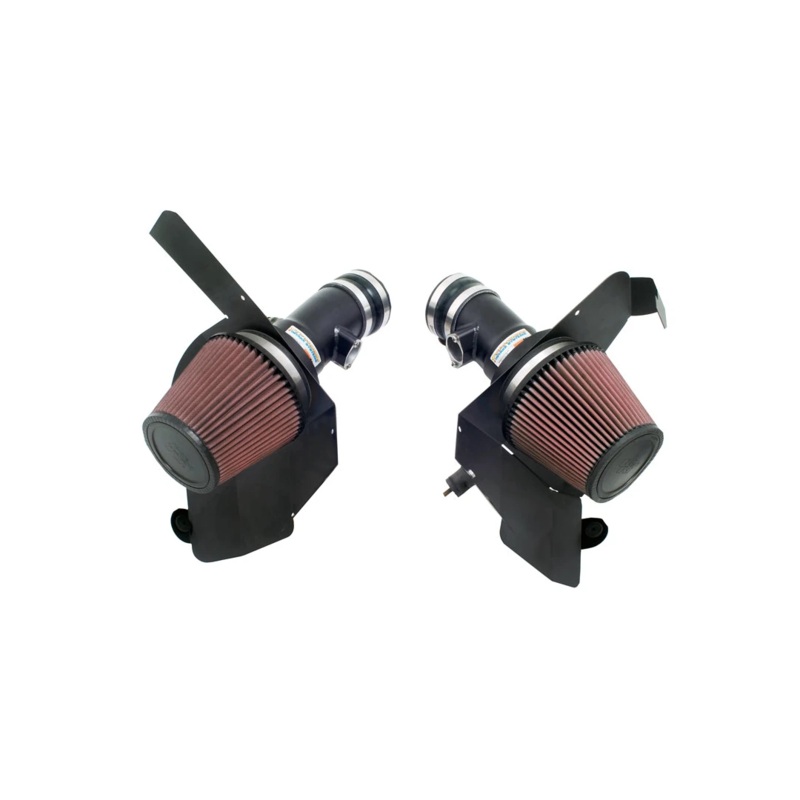 K&N Cold Air Intake - High-flow, Aluminum Tube - BMW M5 V10-5.0L , (FLAT BLACK) 2005-2008