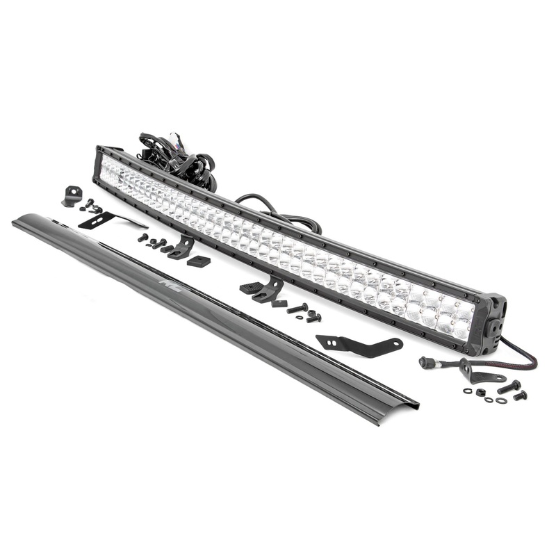 LED Light | Front Mount | 40" Chrome Dual Row | White DRL | Honda Talon 1000