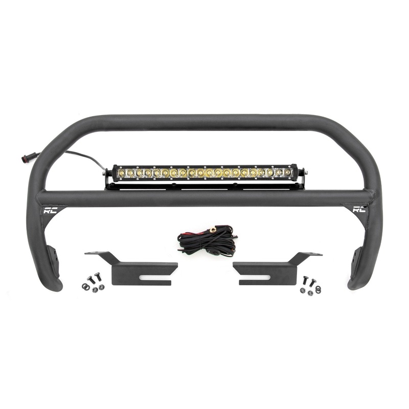 Nudge Bar | 20 Inch Chrome Single Row LED | Ford Bronco 4WD (2021-2024)