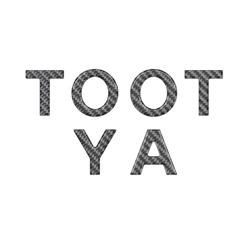 Tufskinz Pro Glovebox Letters Overlays for Tacoma (2024-2025)