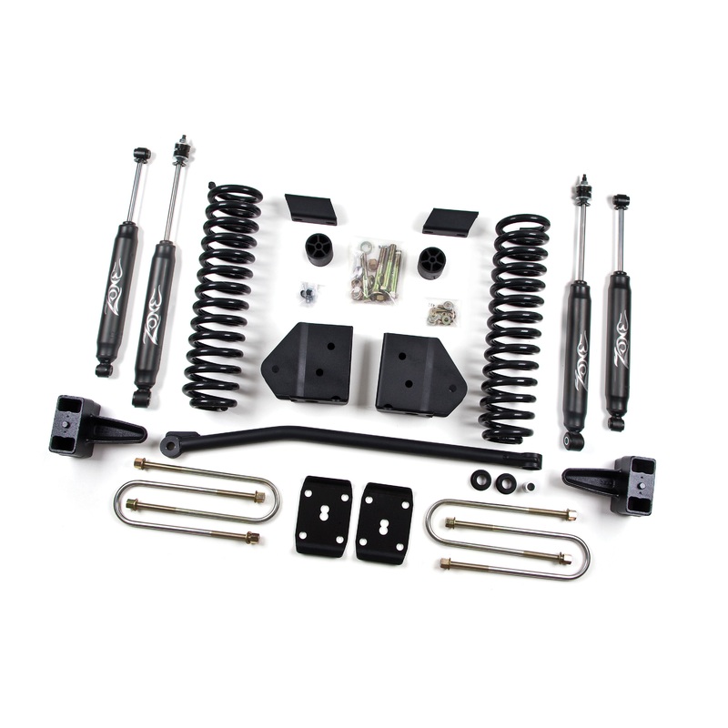 Zone Offroad 4" Suspension System 2011-2016 Ford F250/F350 F16N/F18N