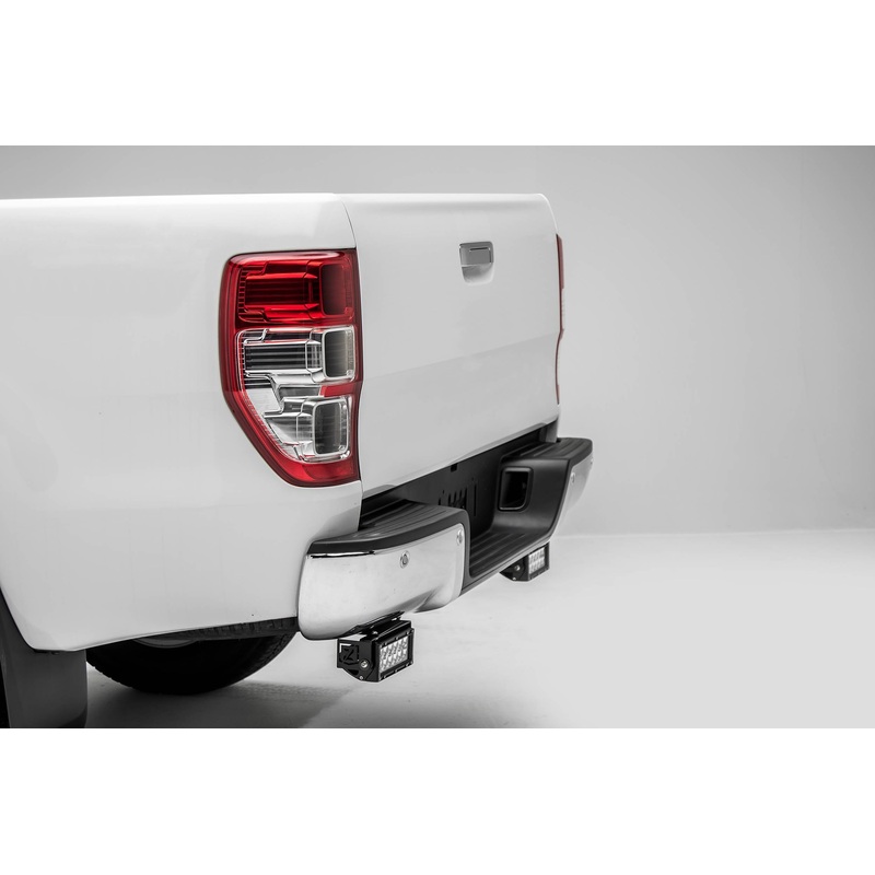 ZROADZ Z385761-KIT Black Mild Steel Rear Bumper LED Kit Fits 2015-2018 Ford Ranger T6