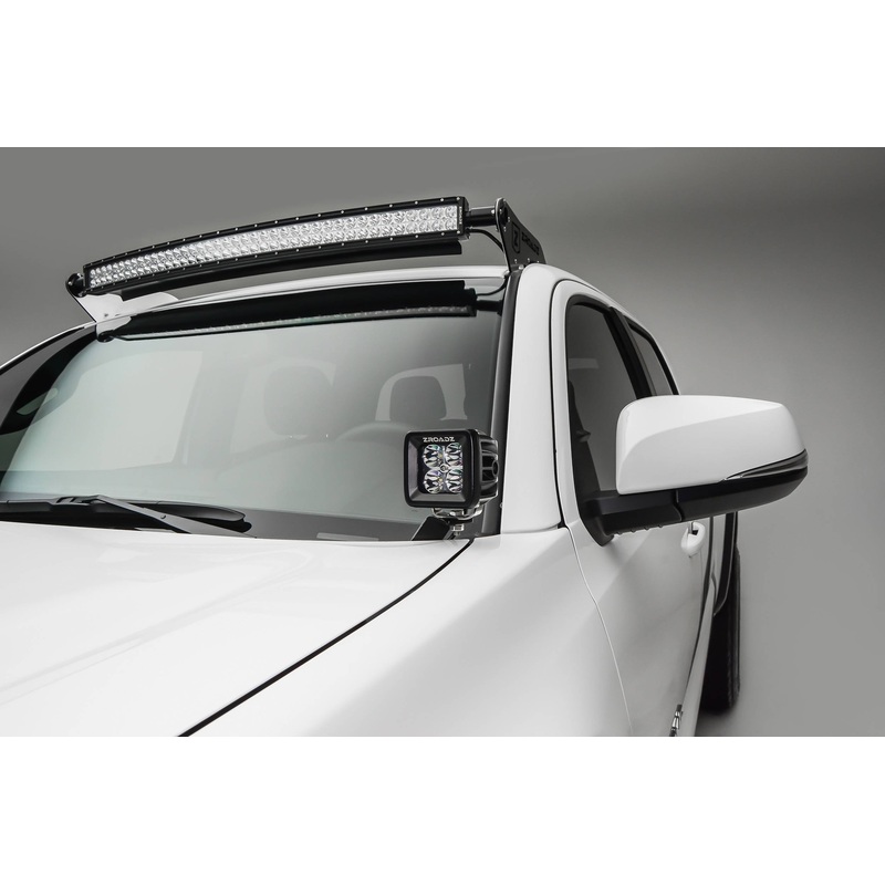 ZROADZ Z339401-KIT-C Black Mild Steel Front Roof LED Kit Fits 2005 -2023 Toyota Tacoma