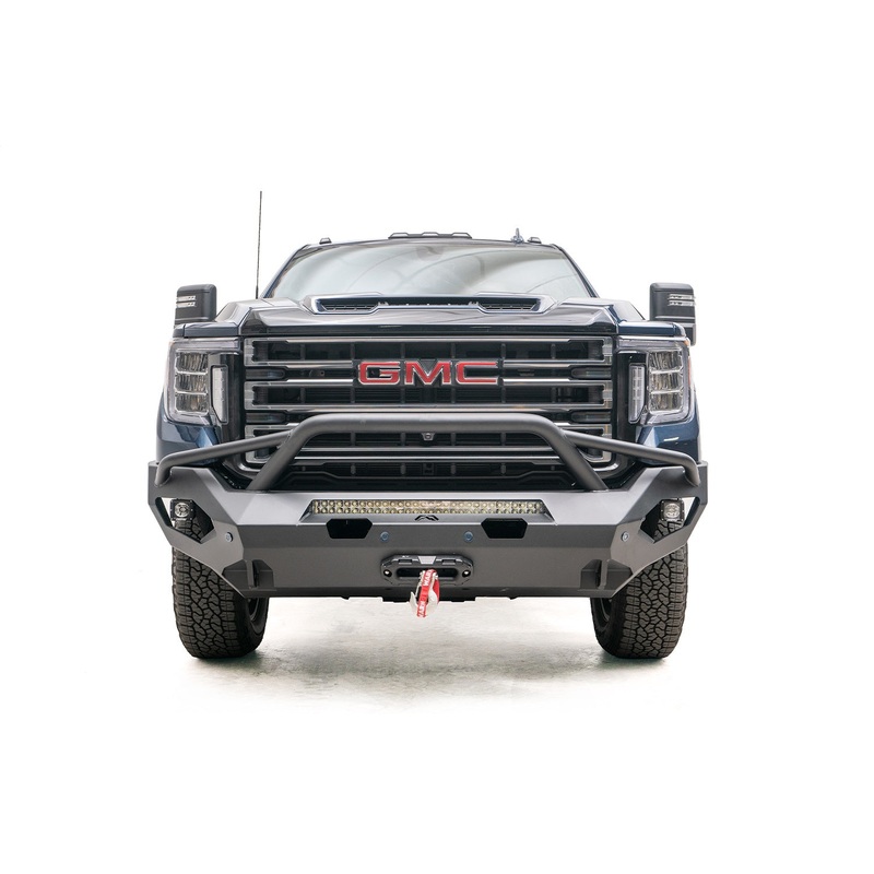 Fab Fours GM20-X5052-1 Matrix Front Bumper Fits 20 Sierra 2500 HD Sierra 3500 HD