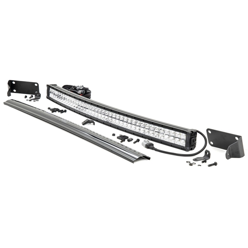 LED Light Kit | Bumper Mount | 40" Chrome Dual Row | Ram 2500/3500 4WD (10-18)