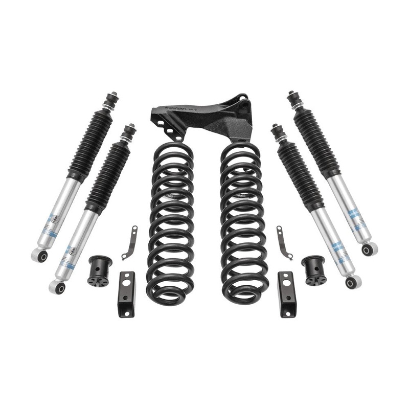ReadyLIFT 2.5'' Coil Spring Front Lift Kit W/ Bilstein Front/Rear Shocks & Front Track Bar Bracket Fits Ford F350 Diesel 2017-2019