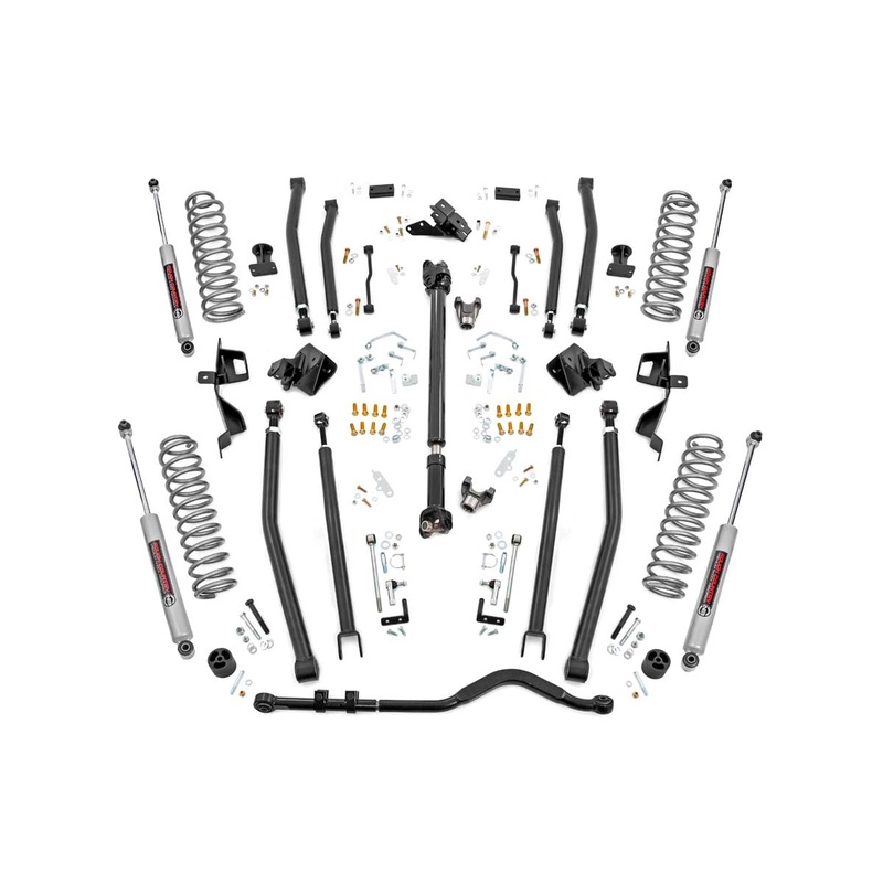 4 Inch Lift Kit | Long Arm | Jeep Wrangler Unlimited 4WD (2018-2023)