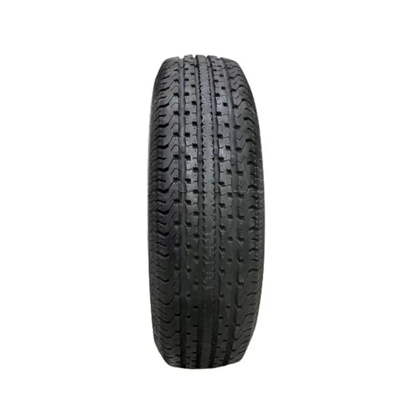SET OF 4 WESTLAKE ST100 ST225/75R15 117/112M E Trailer Tire on 6Lug White Spoke Wheel