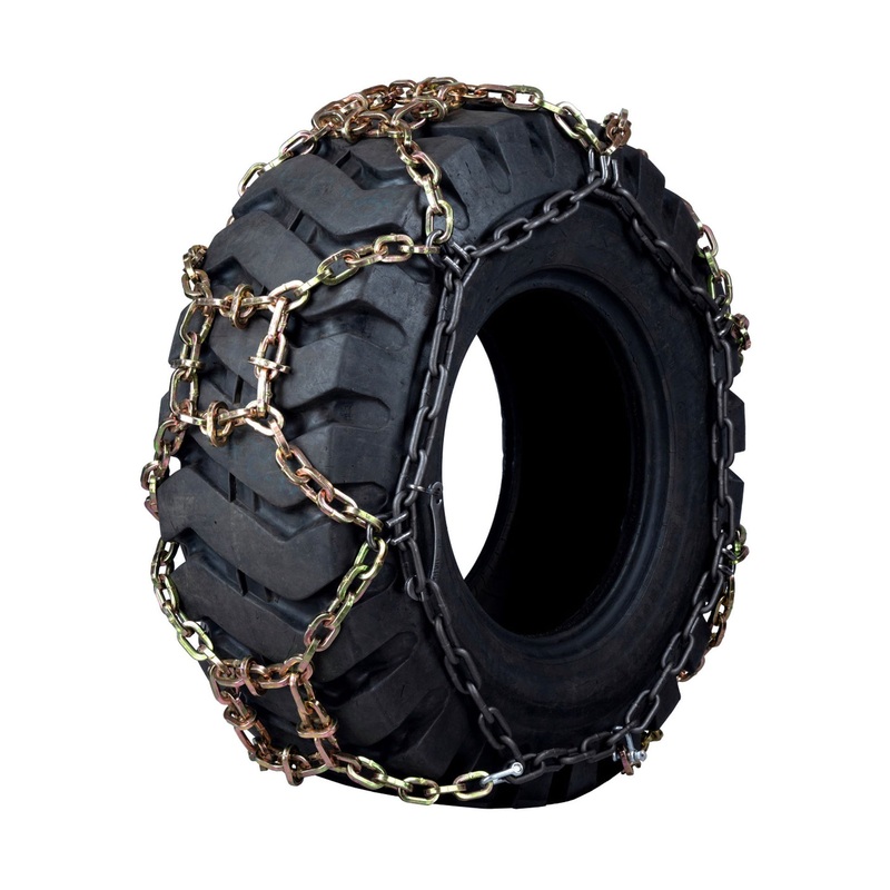 19.5L24 Quality Chain Loader-Grader Maxtrack Square Link Alloy Pattern Style - 1 Pair