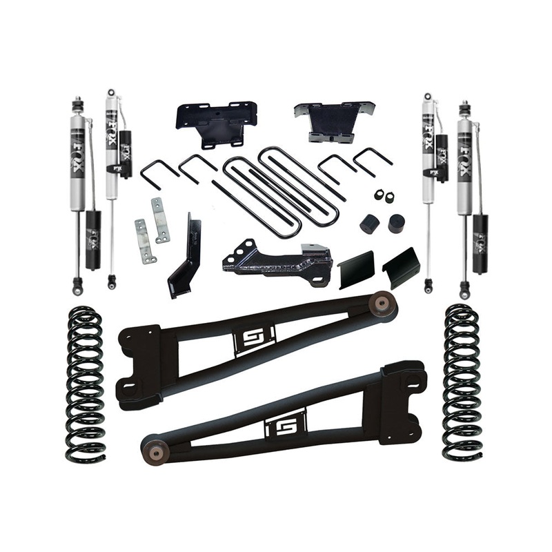 4" Radius Arm Lift Kit - 23-24 F250/F350 4WD Diesel w/ Fox 2.0 Reservoir Shocks K1030FX