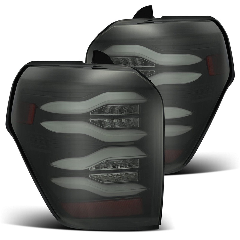 ALPHAREX 2010-2023 Toyota 4Runner PRO-Series LED Tail Lights Jet Black
