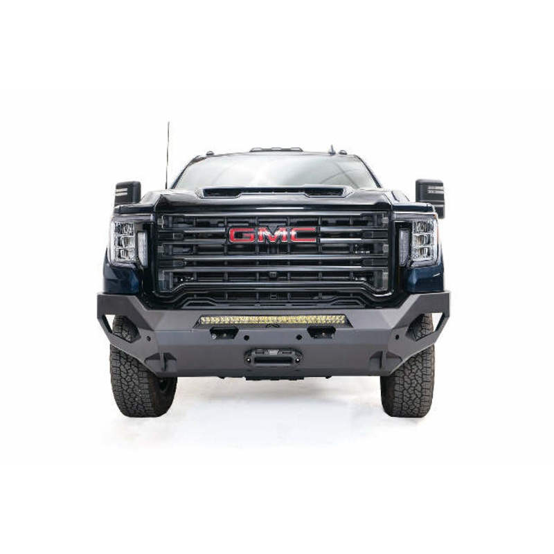 Fab Fours GM20-X5051-1 Matrix Front Bumper Fits 20 Sierra 2500 HD Sierra 3500 HD
