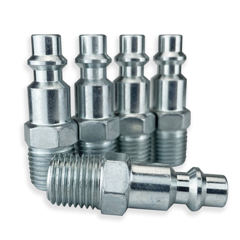 Male Coupler Nipples for Shop Air Line Hose Tools by TYK Industries - available in various quantities, models and sizes