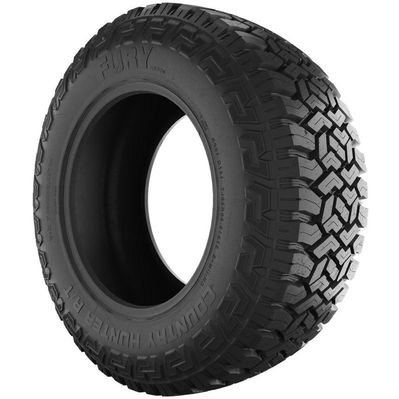 33x12.50R18LT/10 Fury Off-Road Country Hunter RT Tires Set of 6